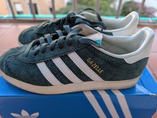 Adidas Gazelle Mujer Talla 38 Verde