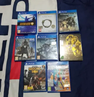 Lote 8 Juegos PS4: Guitar Hero, Destiny, etc.