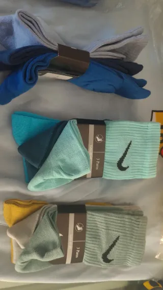 Calcetines Nike Tobilleros Talla 41-45 (3 Pares)