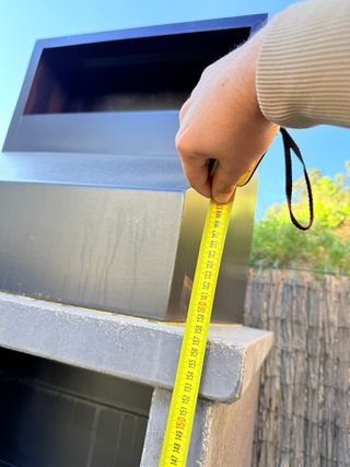 Barbacoa de diseño moderna