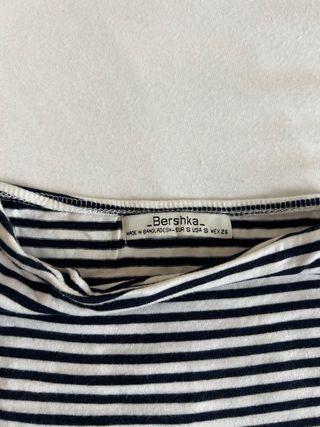 Top rayas Bershka talla S