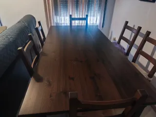 Mesa de comedor con 6 sillas