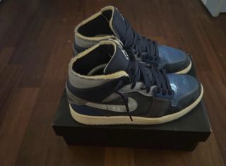 Nike Air Jordan 1 Mid SE Craft Beige/Blu