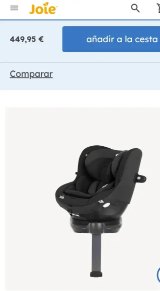 Silla coche Joie 360 Isofix