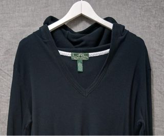 ralph lauren tshirt woman size XL black