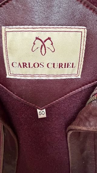 Chaqueta Piel Ovina Carlos Curiel Marrón Hombre