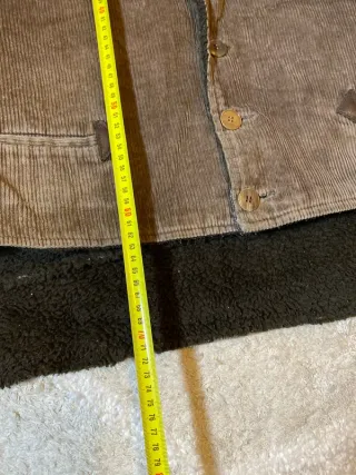 Chaleco Pana Retro Marrón Forro Negro