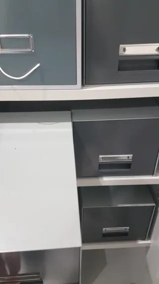 12 Archivadores Metálicos Cajones Oficina