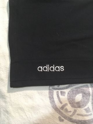 Pantalón campana Adidas vintage mujer negro retro