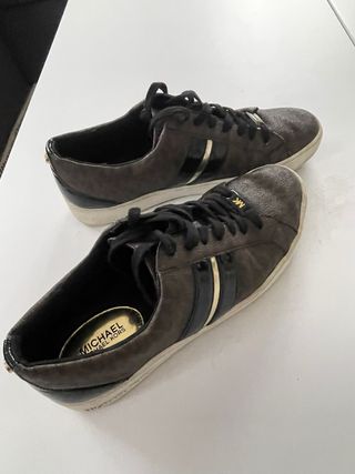 Zapatillas Michael Kors Marrón y Dorado