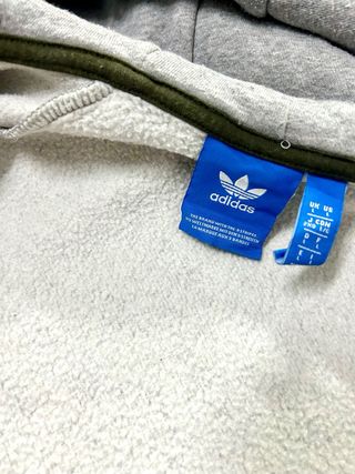 Felpa Adidas invernale uomo grigia