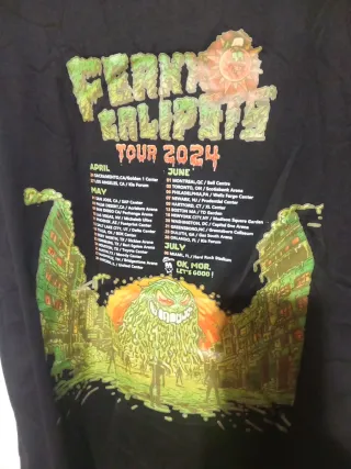 Camiseta Ferxxo Tour 2024 Talla M