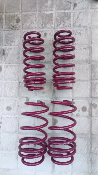 Muelles (x4) suspensión deportiva grupo VW