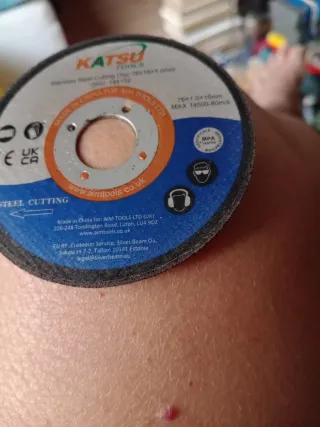 Disco corte acero 76x16x1mm KATSU