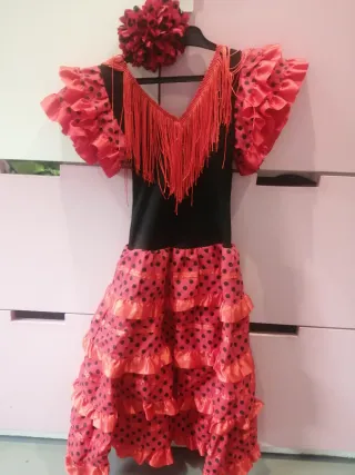 Disfraz Sevillana Flamenca Niña talla 8