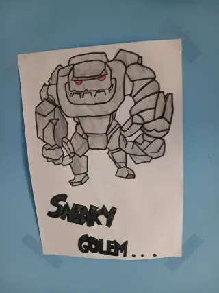 Dibujo Sneaky Golem