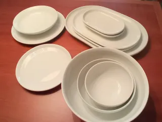 Vajilla Bidasoa 56 piezas Porcelana Blanca