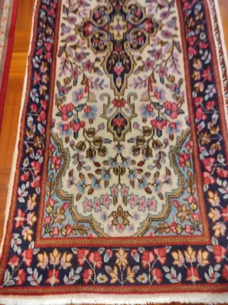 Passatoia Persiana Kirman Beige Multicolor