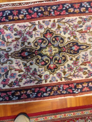 Passatoia Persiana Kirman Beige Multicolor