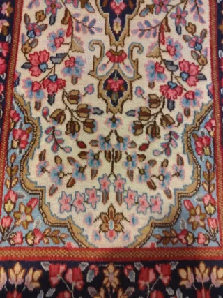 Passatoia Persiana Kirman Beige Multicolor