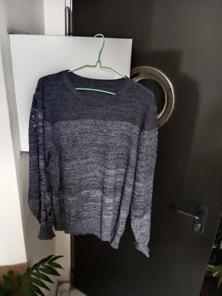 Jersey Angelo Litrico Hombre Talla L Gris Jaspeado