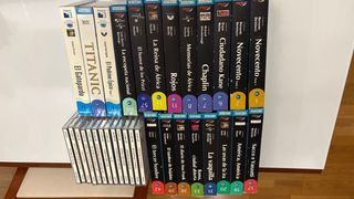 Lote Películas VHS y CDs Música Años 60-70