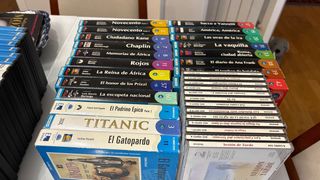 Lote Películas VHS y CDs Música Años 60-70