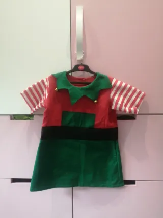 Disfraz Elfa Talla 5-6 años