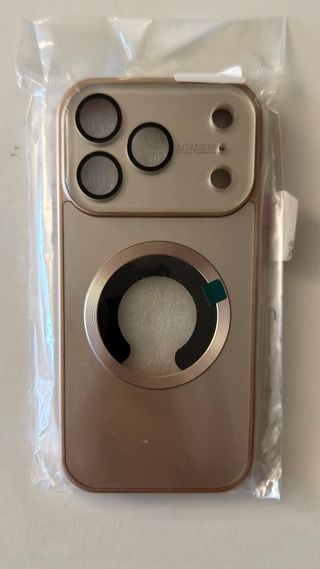 Funda iPhone 17 Pro Dorada Rosa