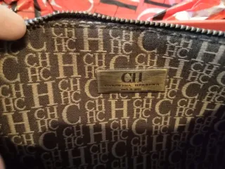 Bolso de mano Carolina Herrera piel rosa