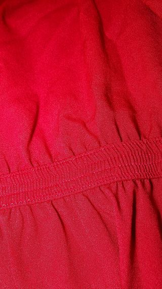 Oysho Vestito Donna Rosso L Jersey Corto Girocollo