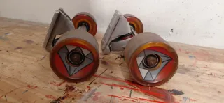 Ejes y ruedas longboard