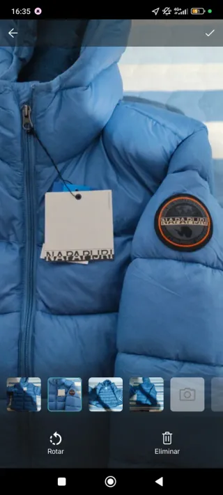Anorak Napapijri Arnel Azul Talla L