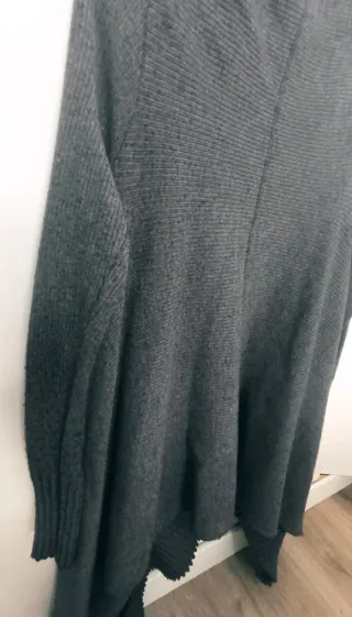 Cardigan Zara Gris Talla S