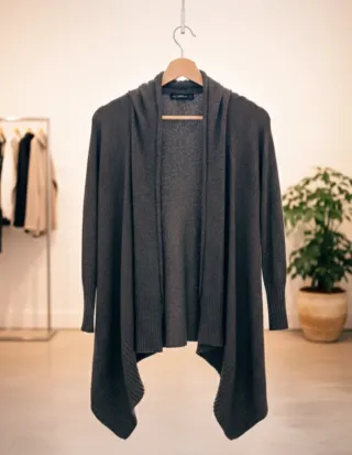 Cardigan Zara Gris Talla S