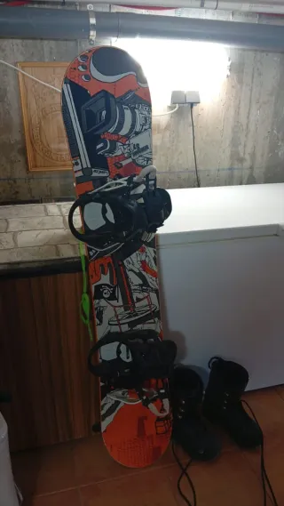 Tabla de Snowboard con Fijaciones WED'ZE