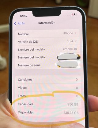 iPhone 14 256GB + Protectores (cristal y cámara)