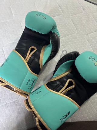 Guantes Rival Boxeo Azul Mar 12 oz Nuevos