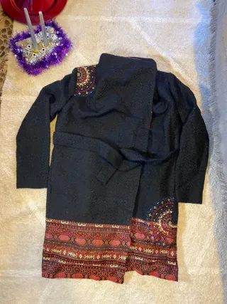 Chaqueta Desigual Larga Multicolor