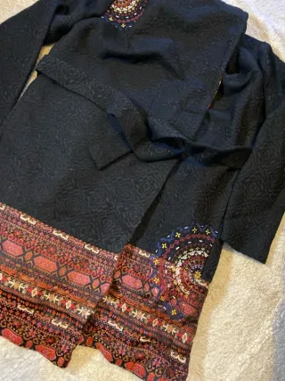 Chaqueta Desigual Larga Multicolor