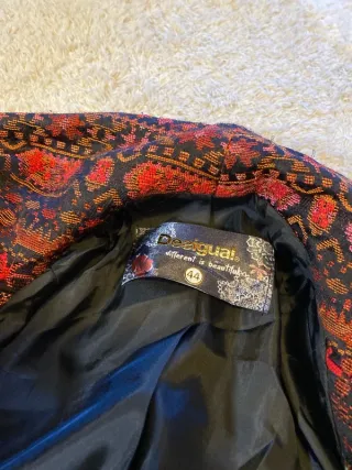 Chaqueta Desigual Larga Multicolor