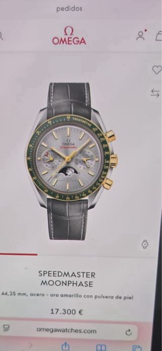 Omega Speedmaster Moonphase Reloj de Lujo FULL SET