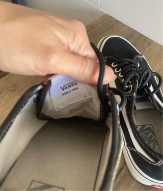 Zapatillas Vans Mujer Negras