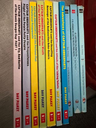 Libros capitan calzoncillos - captain underpants