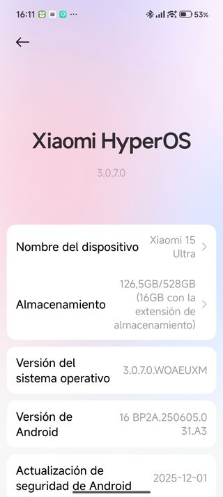 Xiaomi 15 Ultra 512GB Negro/Blanco