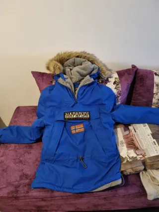 Chaqueta Napapijri Azul y Gris