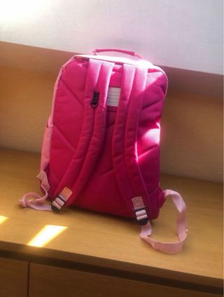 Mochila escolar rosa niña