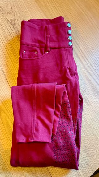 Pantalones de montar Horze rojos
