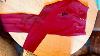 Pantalones de montar Horze rojos