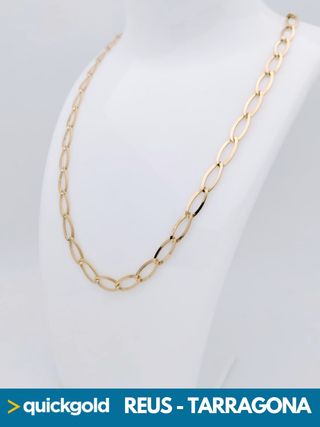 040-02-00663 CADENA ORO 18K FORZADA 51.50 CM